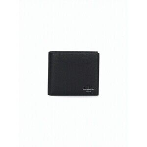 Givenchy Textured Calf Leather Bifold Wallet With Lambskin Lining - NWT